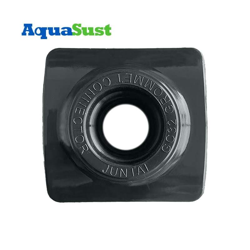 Buje grommet de caucho AquaSust para tubería de aire, rosca 3/4″.