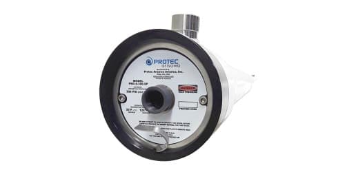 Portamembrana PROTEC 8×200″, conexiones laterales 2″, permeado 1.25″.